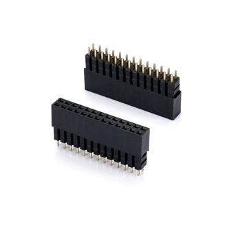 2.54mm 180度 双排 排母